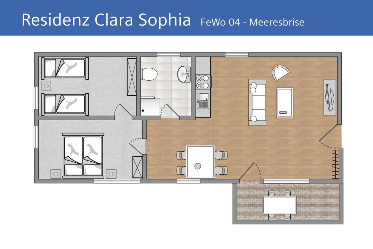 Ferienwohnung Meeresbrise In Der Residenz Clara Sophia Binz Ngoại thất bức ảnh